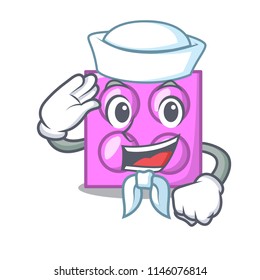 Sailor toy brick character cartoon