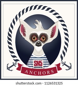 Sailor vector background