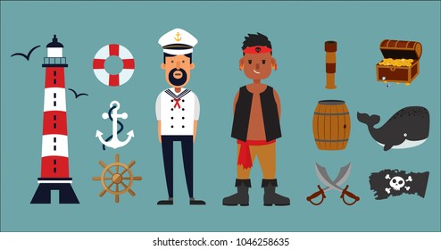 sailor vector image 