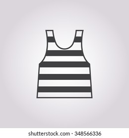 Sailor vest icon. 