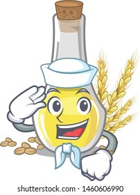 Sailor wheat germ oil with isolated character