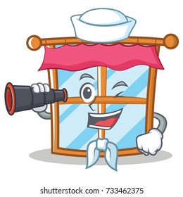 Sailor windows character cartoon style
