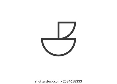 Saily Boat. This logo can be used for various needs and businesses.