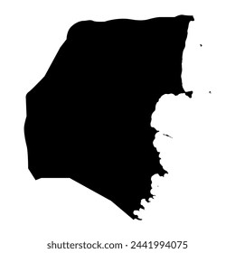 Saint Andrew Parish map, administrative division of Grenada. Vector illustration.