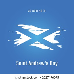 

Saint Andrews Day, Vector Illustration Design.
