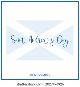 



Saint Andrews Day, Vector Illustration Design.