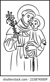 Saint Anthony the protector of the poor and oppressed