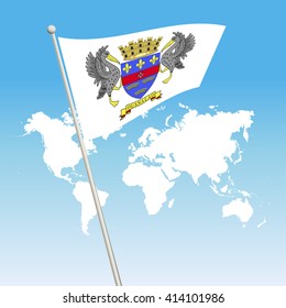 Saint Barthelemy Flag