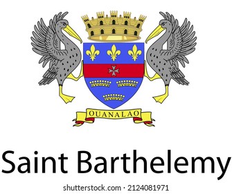 SAINT BARTHELEMY FLAG DESIGN FOR SOCIAL MEDIA AND PRINT MEDIA.