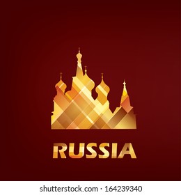 saint Basil cathedral symbol, Russia, Moscow