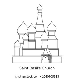 Saint Basil's Church at Red Square, Moscow, Russian Federation