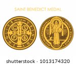 Saint Benedict Medal Gold