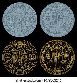 benedictine medal art