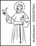 Saint Francis of Assisi, mystic Italian Catholic friar