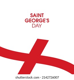Saint George Cross .eps Royalty Free Stock SVG Vector