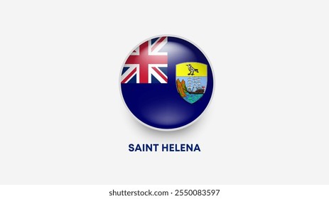 saint helena 3d flag vector illustrator