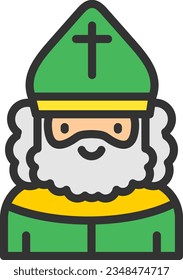 Imagen de San Icono. Adecuado para aplicaciones móviles.