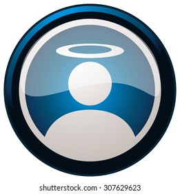 Saint Icon Vector Illustration.