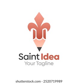 Modelo de design de logotipo Saint Idea. Bom para negócios, agência, comunidade e organização