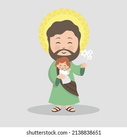 Saint Joseph and the Boy Jesus (San José y el Niño Jesús)