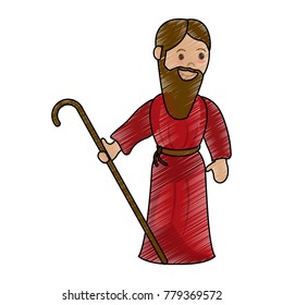 Saint Joseph Cartoon Stock Vector (Royalty Free) 779369572 | Shutterstock