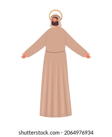 saint joseph design sobre white