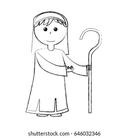 saint joseph manger character