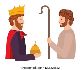 saint joseph with wise king character