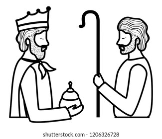 saint joseph with wise king character