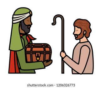 saint joseph with wise king character