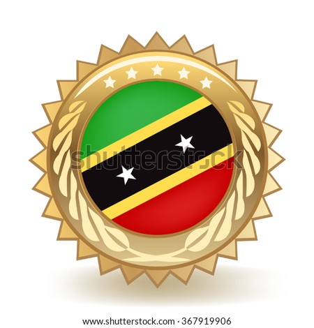 Saint Kitts And Nevis Badge
