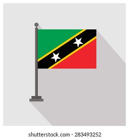 Saint Kitts and Nevis Country flag 