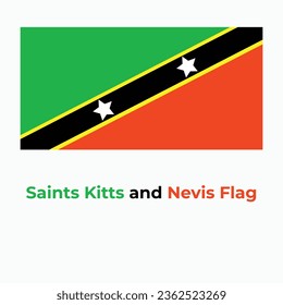 Saint Kitts and Nevis Flag