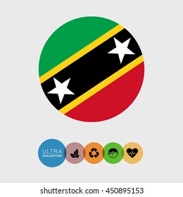 Saint Kitts and Nevis flag