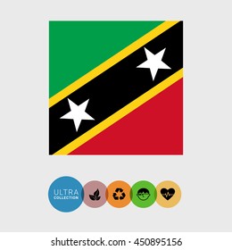 Saint Kitts and Nevis flag