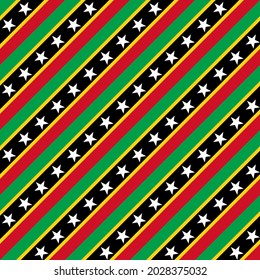 saint kitts y nevis flag concepto de tradición de patrones sin fisuras. ilustración vectorial. impresión, cubierta, papel, decoración, pancarta, etc.