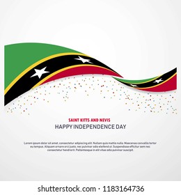 Saint Kitts and Nevis Happy independence day Background