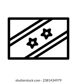 Icono vector Saint Kitts y Nevis sobre fondo blanco