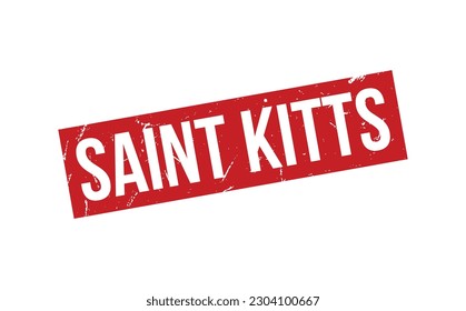 Vector de sellos de goma de Saint Kitts