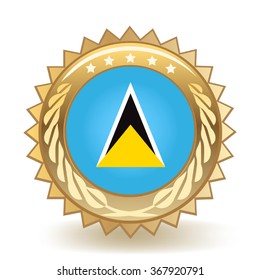 Saint Lucia Badge