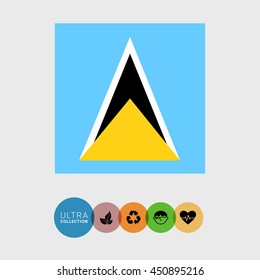 Saint Lucia flag