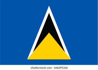 saint lucia flag