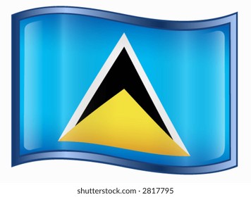 Saint Lucia Flag icon