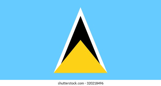 Saint Lucia Nation Flag