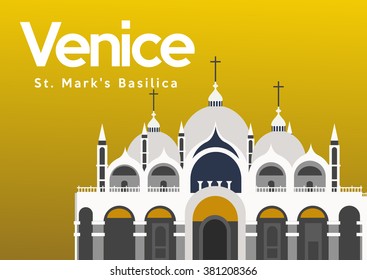 Saint Mark's Basilica in Venice,Italy