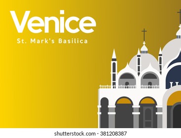 Saint Mark's Basilica in Venice,Italy