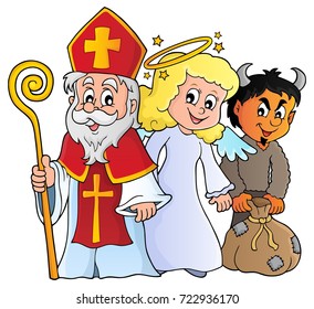 Saint Nicholas Day theme 1 - eps10 vector illustration.