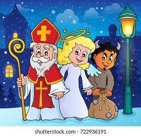 Saint Nicholas Day theme 2 - eps10 vector illustration.