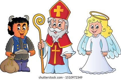 Saint Nicholas Day theme 6 - eps10 vector illustration.