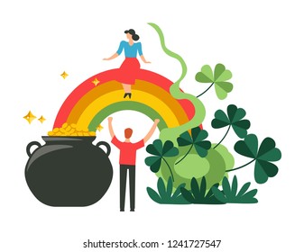 Saint Patrick celtic holiday taking place in march